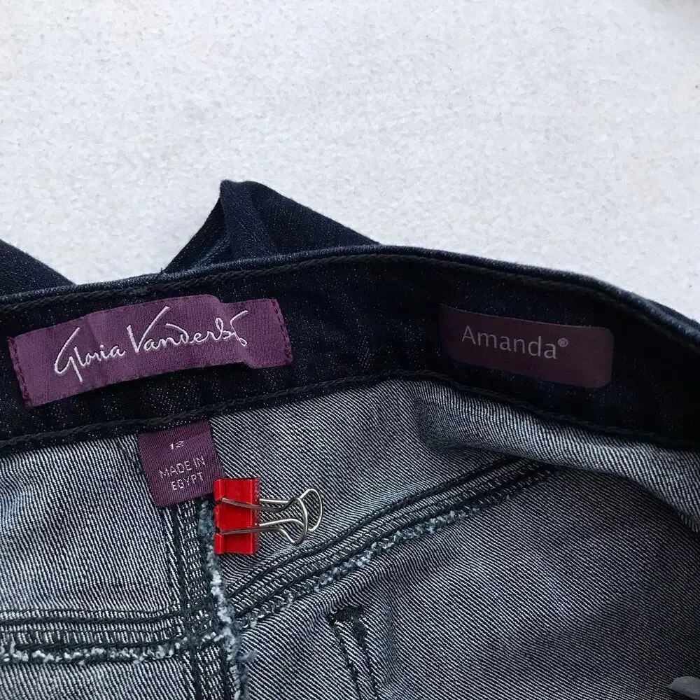 Gloria Vanderbilt NWOT Amanda Dark Wash Jeans Women Various